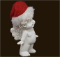 Preview: IGOR mit Santa-Mütze (Figur 4) Höhe: 8 cm