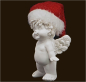 Preview: IGOR mit Santa-Mütze (Figur 4) Höhe: 8 cm