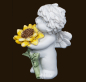 Preview: IGOR mit Sonnenblumen (Figur 2) Höhe: 7 cm