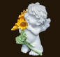 Preview: IGOR mit Sonnenblumen (Figur 12) Höhe: 7 cm