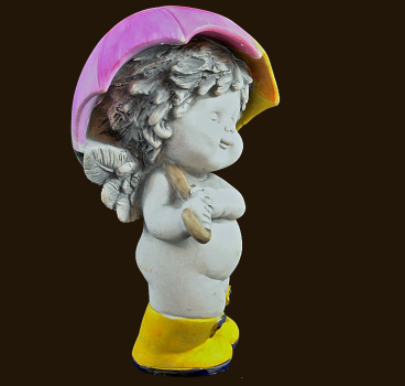 IGOR mit Regenschirm (Figur 4) Höhe: 18 cm
