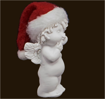 IGOR mit Santa-Mütze (Figur 1) Höhe: 8 cm