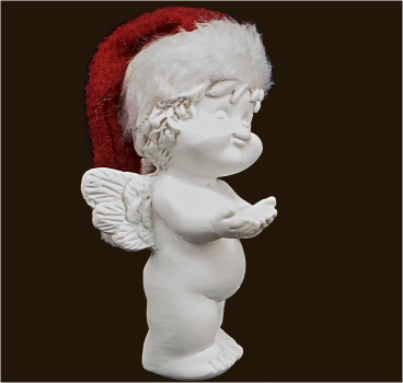 IGOR mit Santa-Mütze (Figur 2) Höhe: 8 cm