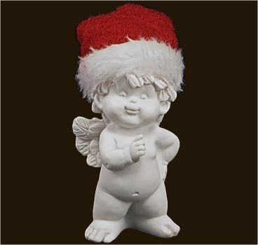 IGOR mit Santa-Mütze (Figur 3) Höhe: 8 cm