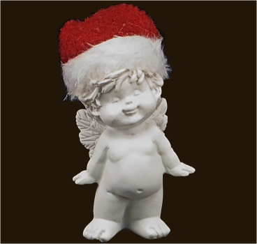 IGOR mit Santa-Mütze (Figur 4) Höhe: 8 cm