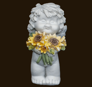 IGOR mit Sonnenblumen (Figur 10) Höhe: 7 cm