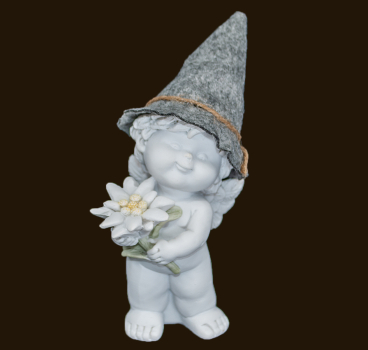 IGOR mit Filzhut und Edelweiss (Figur 2) Höhe: 17 cm