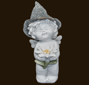 IGOR mit Filzhut und Edelweiss (Figur 1) Höhe: 23 cm