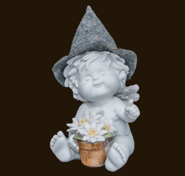 IGOR mit Filzhut und Edelweiss (Figur 4) Höhe: 17 cm