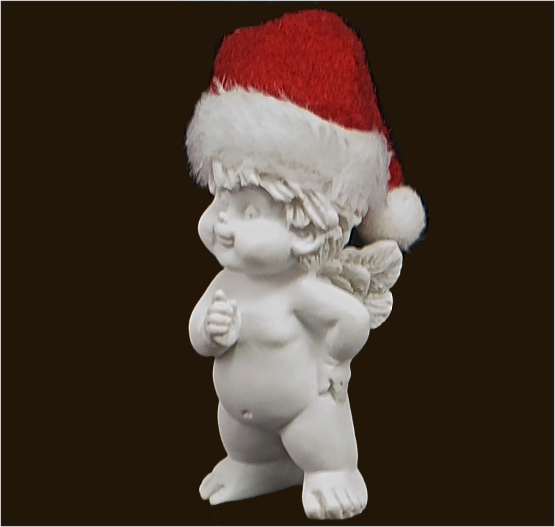 IGOR mit Santa-Mütze (Figur 3) Höhe: 8 cm