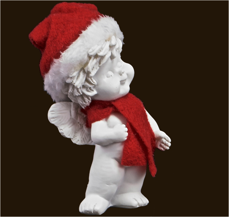 IGOR mit Santa-Mütze Höhe: 12 cm