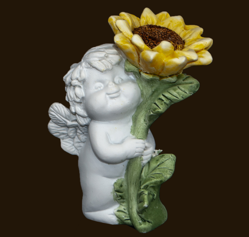 IGOR mit Sonnenblumen (Figur 9) Höhe: 7 cm