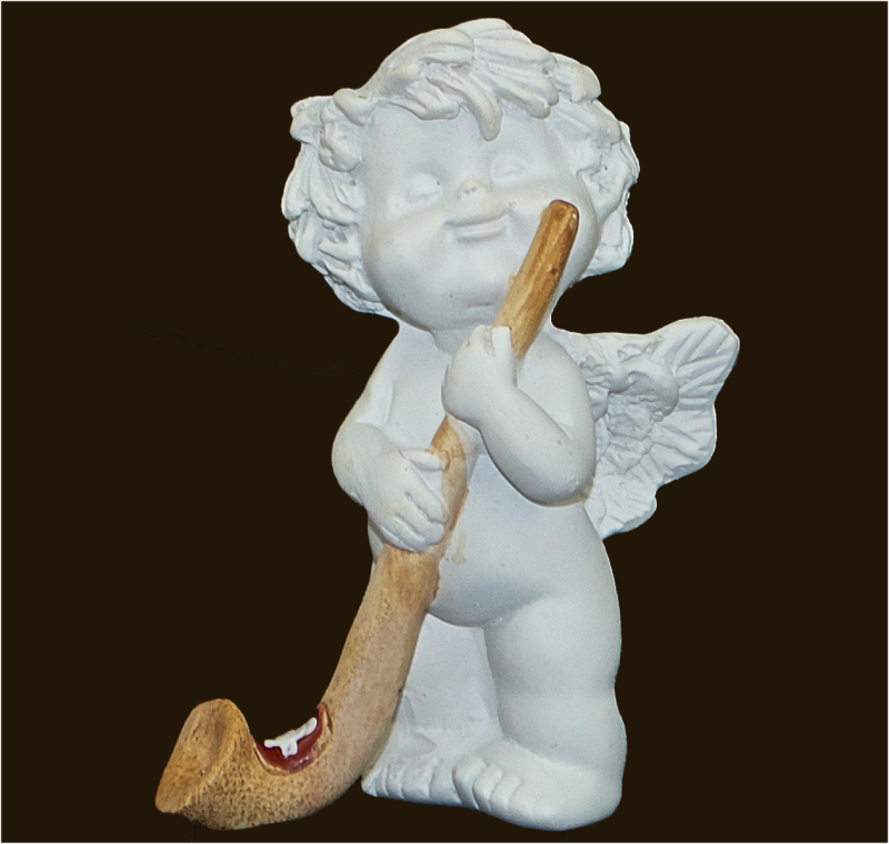 IGOR mit Alphorn (Figur 4) Höhe: 7,5 cm